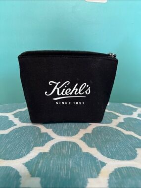 Kiehl's Black Canvas Travel Toiletry Pouch